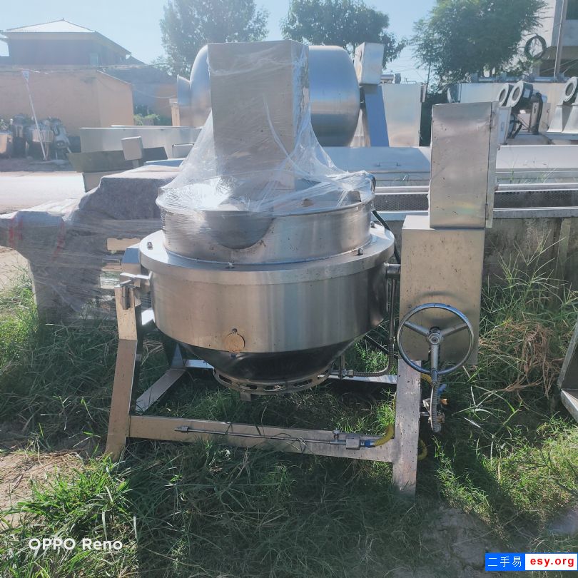 轉(zhuǎn)讓二手燃?xì)獬村?二手行星炒醬鍋  二手中草藥煮鍋