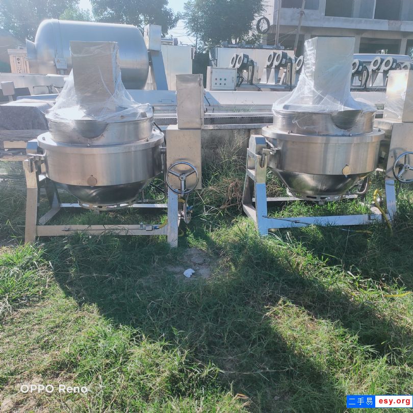 轉(zhuǎn)讓二手燃?xì)獬村?二手行星炒醬鍋  二手中草藥煮鍋