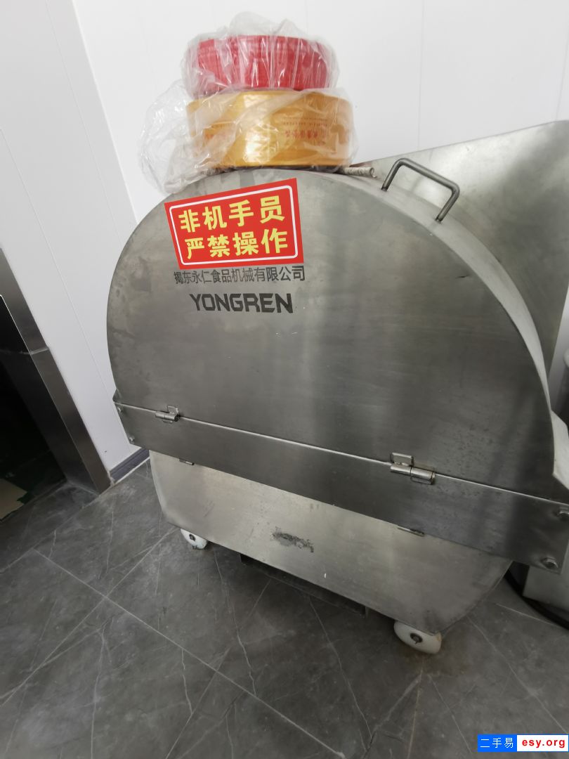 出售二手550型凍肉切丁機(jī)不銹鋼果蔬切丁機(jī)多功能雙頭切菜機(jī)