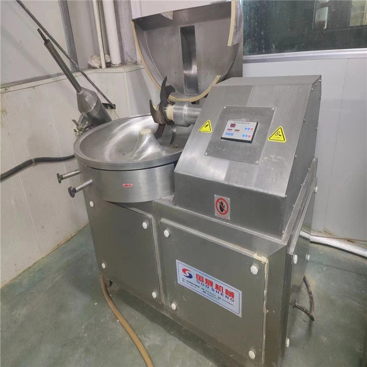 轉讓二手包子餡雙速斬拌機 自動出料斬切機 全自動 果蔬肉類斬拌設備