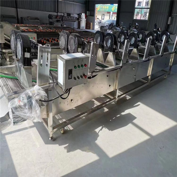 轉(zhuǎn)讓二手全自動(dòng)果蔬清洗流水線 不銹鋼氣泡清洗機(jī) 4米水果蔬菜噴淋洗菜機(jī)