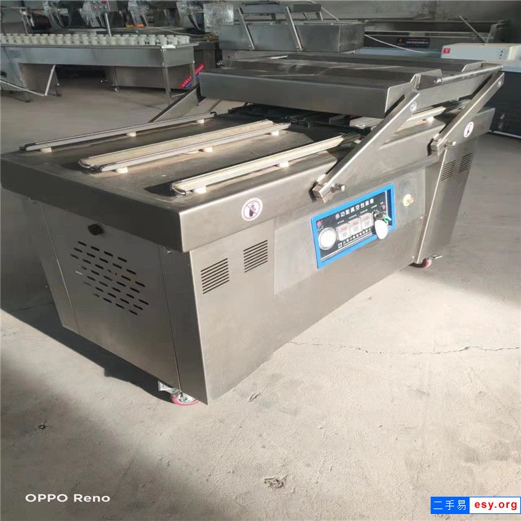 轉(zhuǎn)讓二手1000電腦滾動真空包裝機(jī) 酸菜包封口機(jī)食品雙室真空包裝機(jī)