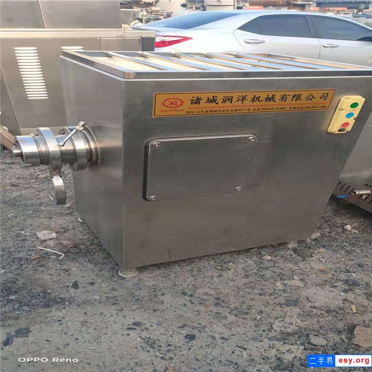 轉(zhuǎn)讓二手絞肉機 不銹鋼多功能絞肉機120凍肉絞肉機拌餡機骨肉分離機
