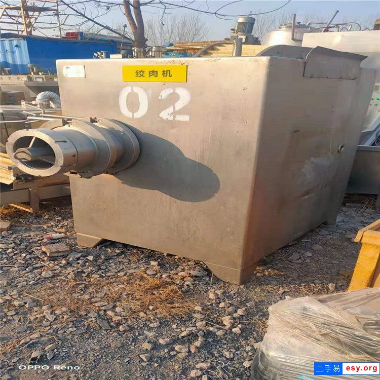 轉(zhuǎn)讓二手絞肉機 不銹鋼多功能絞肉機120凍肉絞肉機拌餡機骨肉分離機