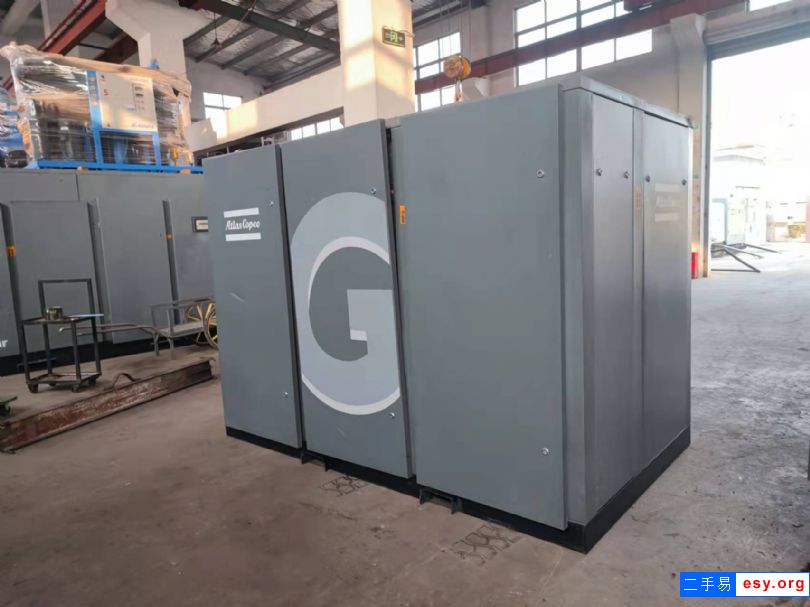 二手阿特拉斯110千瓦螺桿式空壓機處理