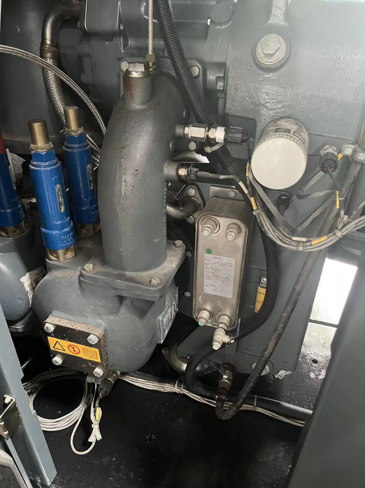 二手阿特拉斯ZR250無油空氣壓縮機9成新