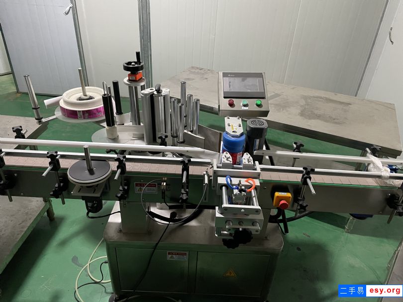 出售二手貼標機 玻璃瓶辣椒醬圓瓶貼標機1臺