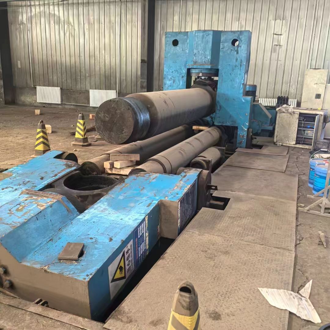 轉(zhuǎn)讓二手60×3米液壓上輥卷板機(jī)