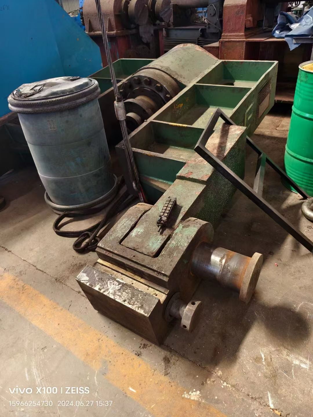 出售二手60X4米液壓上輥卷板機(jī)6000一噸過(guò)磅
