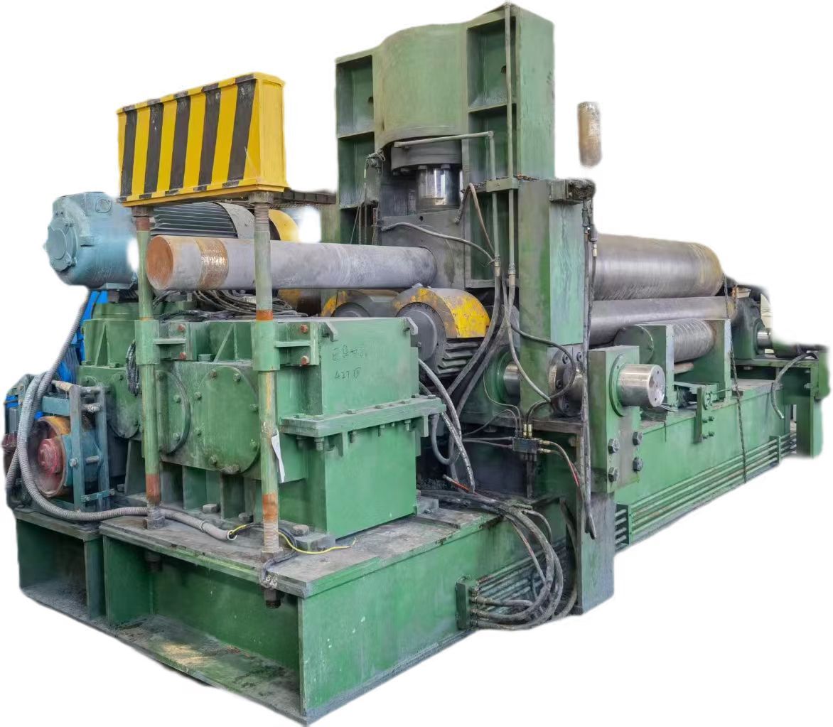 廠家便宜出售南通恒力40X3200二手液壓上輥卷板機(jī)