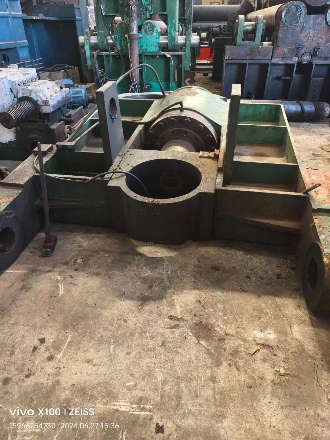 出售二手60X4米液壓上輥卷板機(jī)6000一噸過(guò)磅