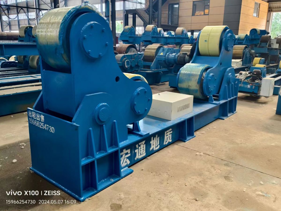低價(jià)出售一套承重200噸自調(diào)試滾輪架，膠輪600×400mm