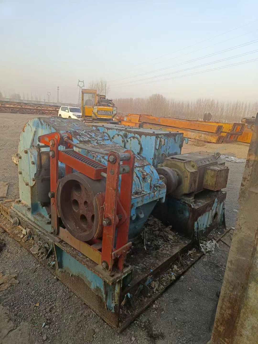 轉(zhuǎn)讓85新二手無錫建發(fā)9輥25x2200鋼板校平機(jī)