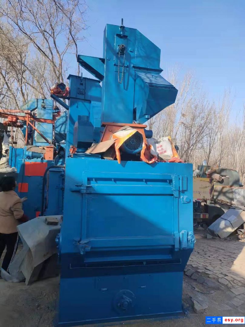 轉讓二手履帶拋丸機326兩臺接電就能用