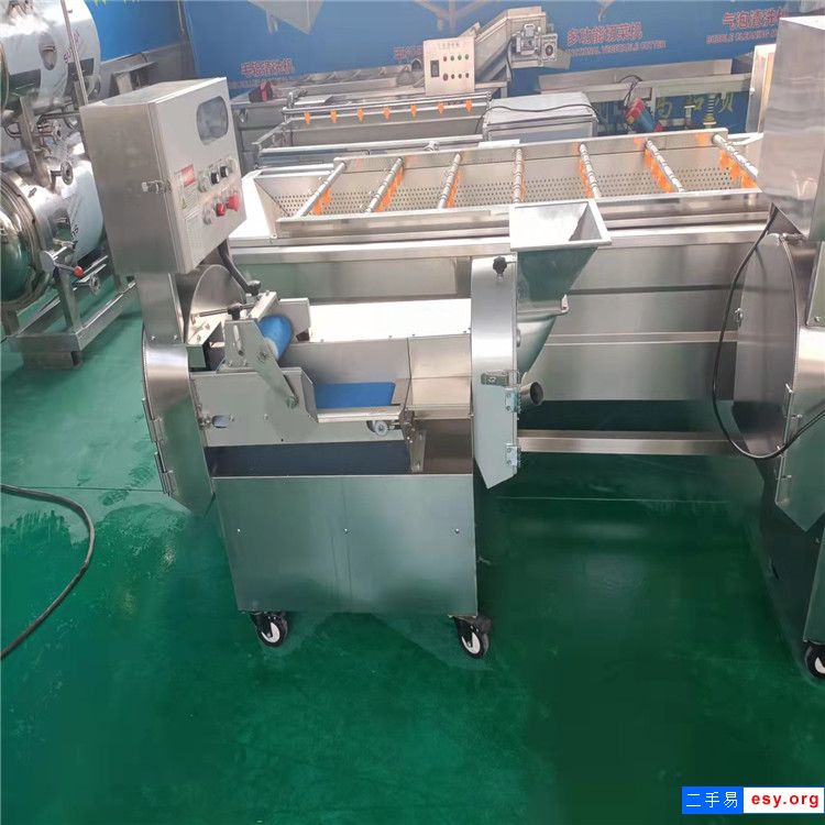 出售二手多功能切菜機(jī)不銹鋼全自動(dòng)切片切絲機(jī)切片蔬菜清洗機(jī)