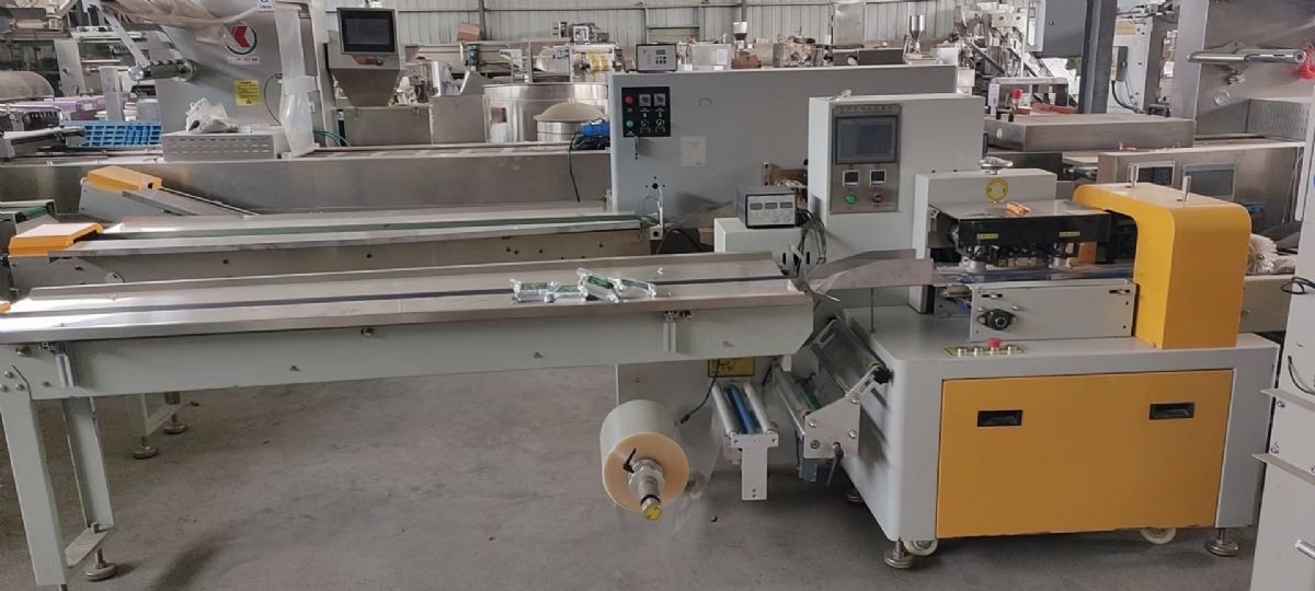 轉(zhuǎn)讓二手350型/600型枕式全自動包裝機雙室真空包裝機多頭稱包裝機