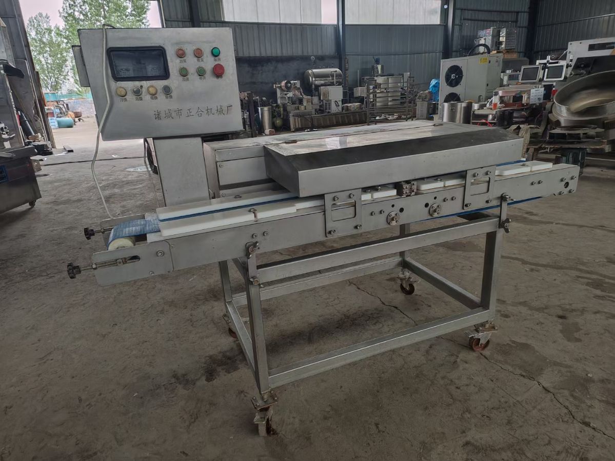 出售二手雞胸肉切片機，全自動平面開條機  肉類腌制入味滾揉機