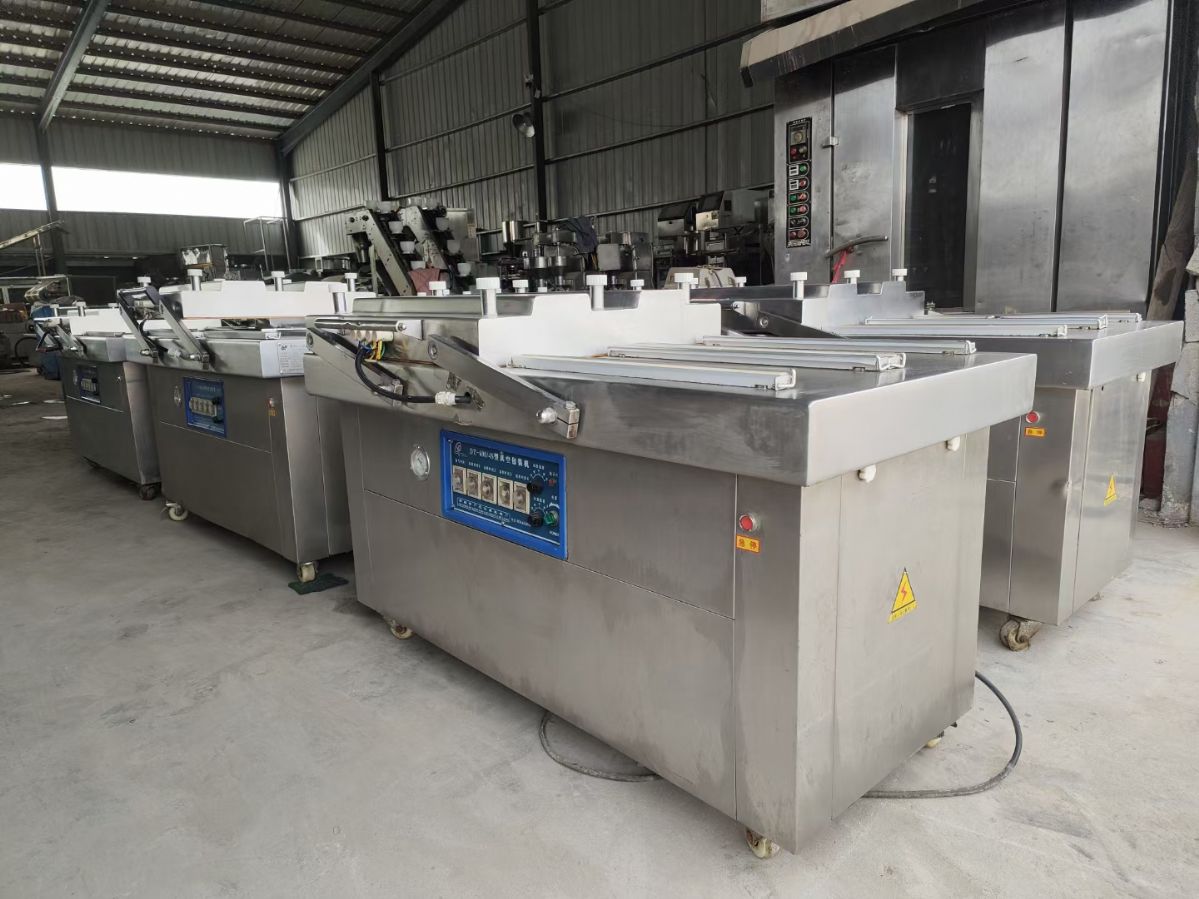 轉(zhuǎn)讓二手350型/600型枕式全自動包裝機雙室真空包裝機多頭稱包裝機