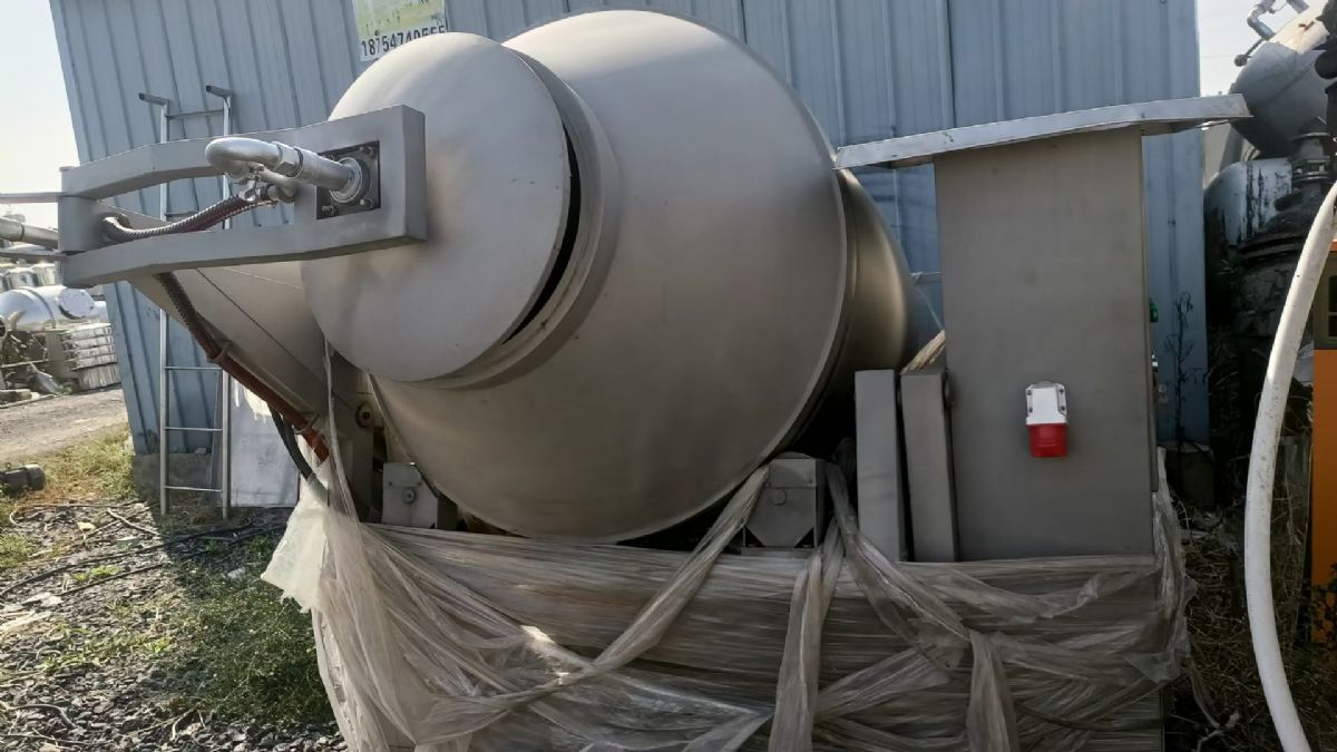 出售二手雞胸肉切片機，全自動平面開條機  肉類腌制入味滾揉機