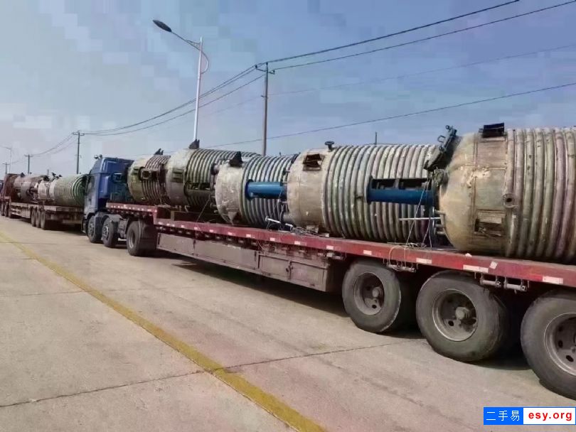 出售二手3000L搪瓷反應(yīng)釜 高壓反應(yīng)釜 不銹鋼電加熱反應(yīng)釜多臺(tái)出售