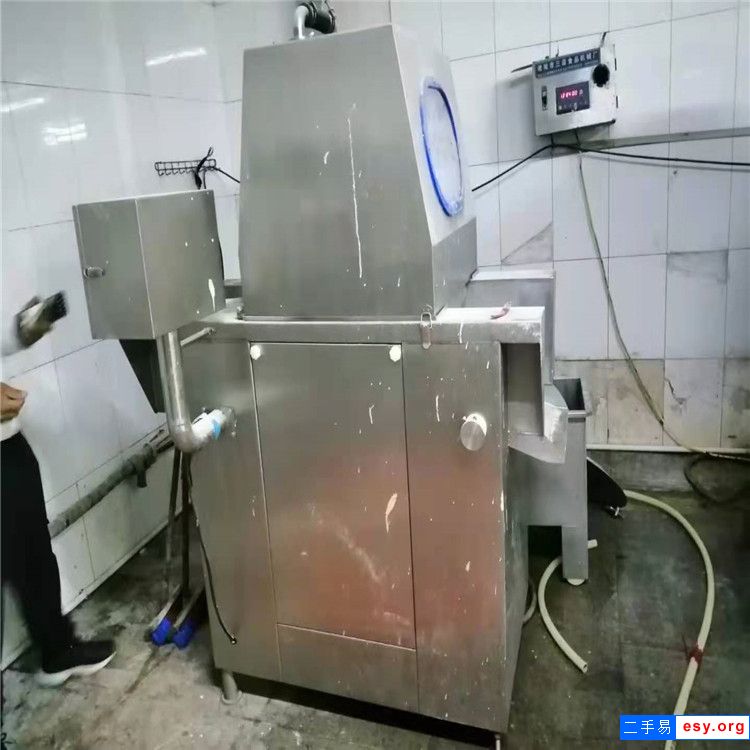 出售二手雙頭多針不銹鋼鹽水注射機自動出料省時省力噪音低