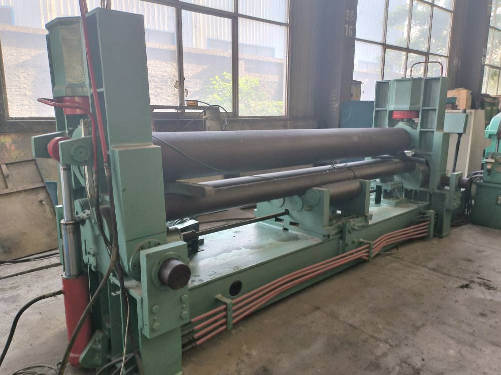 3米寬數(shù)控卷板機 plc液壓卷筒機 12mm厚卷圓機