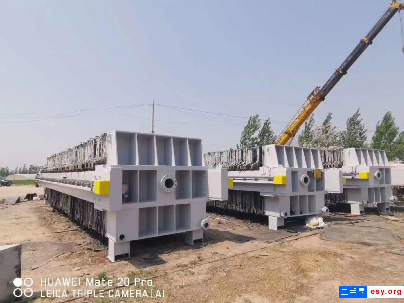 轉(zhuǎn)讓二手壓濾機(jī) 景津250平方壓濾機(jī) 隔膜壓濾機(jī)