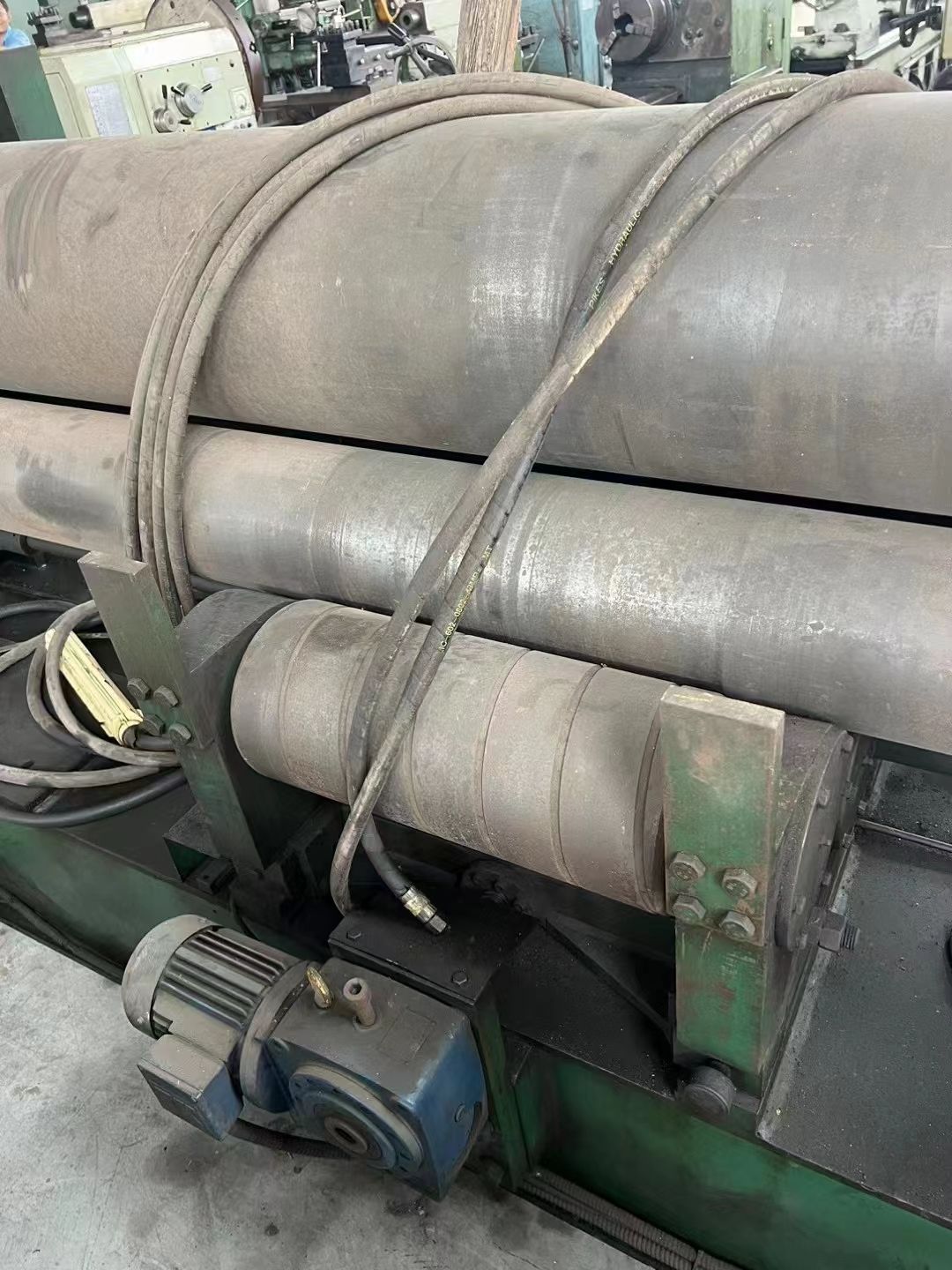 二手出售22X2500液壓上輥卷板機