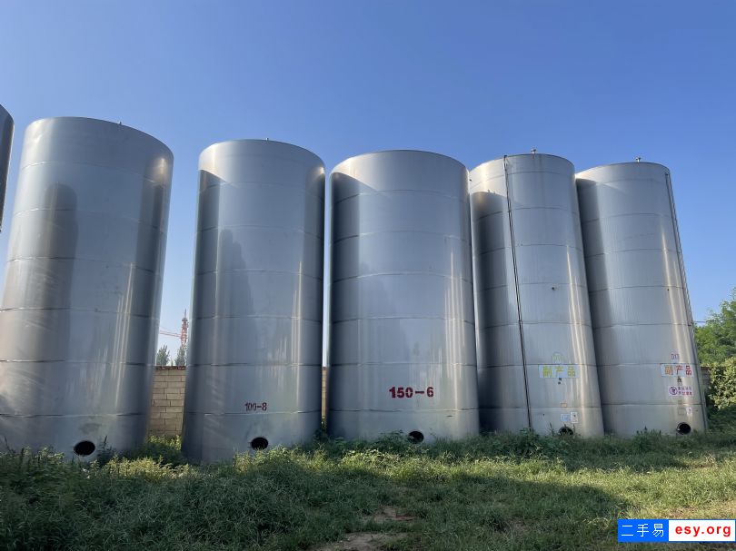 出售二手不銹鋼儲罐60立方化工食品不銹鋼儲罐