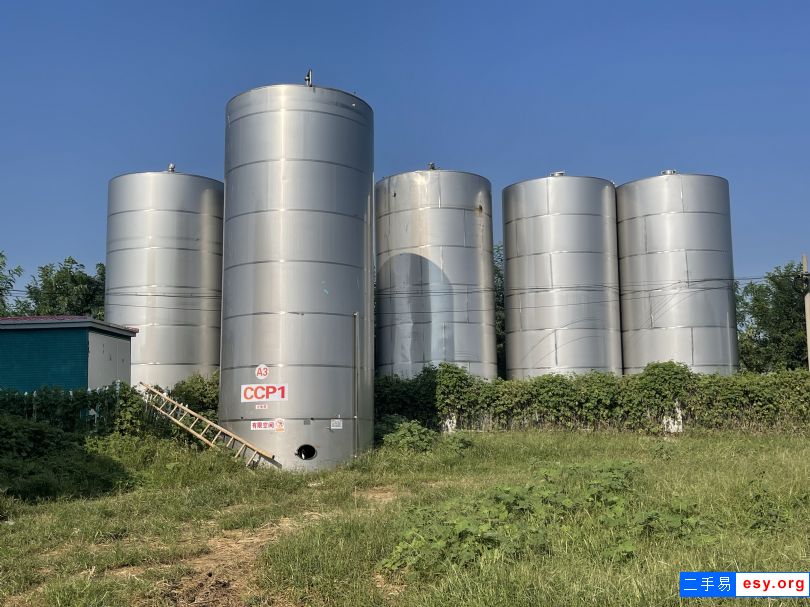 出售二手食品級304不銹鋼發(fā)酵儲罐
