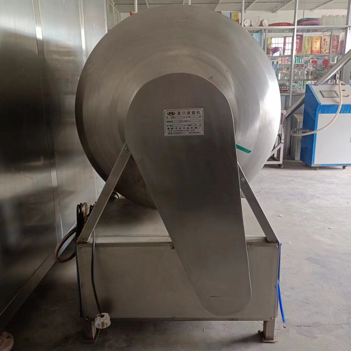 轉(zhuǎn)讓二手800滾揉機一件