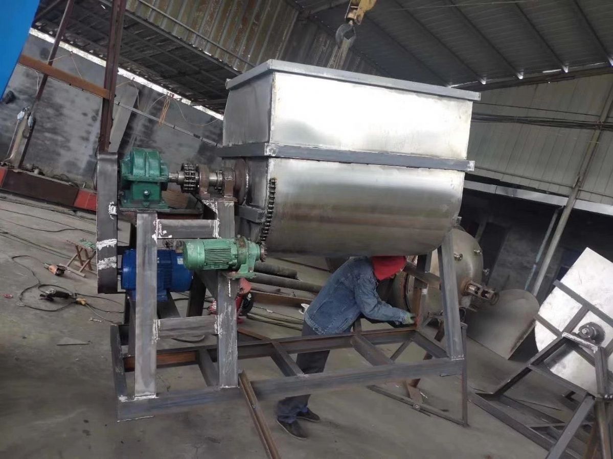 二手螺帶混合機 二手螺帶混合機304不銹鋼材質(zhì)