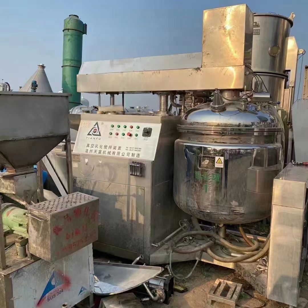 二手電加熱乳化機(jī) 二手不銹鋼真空乳化機(jī)