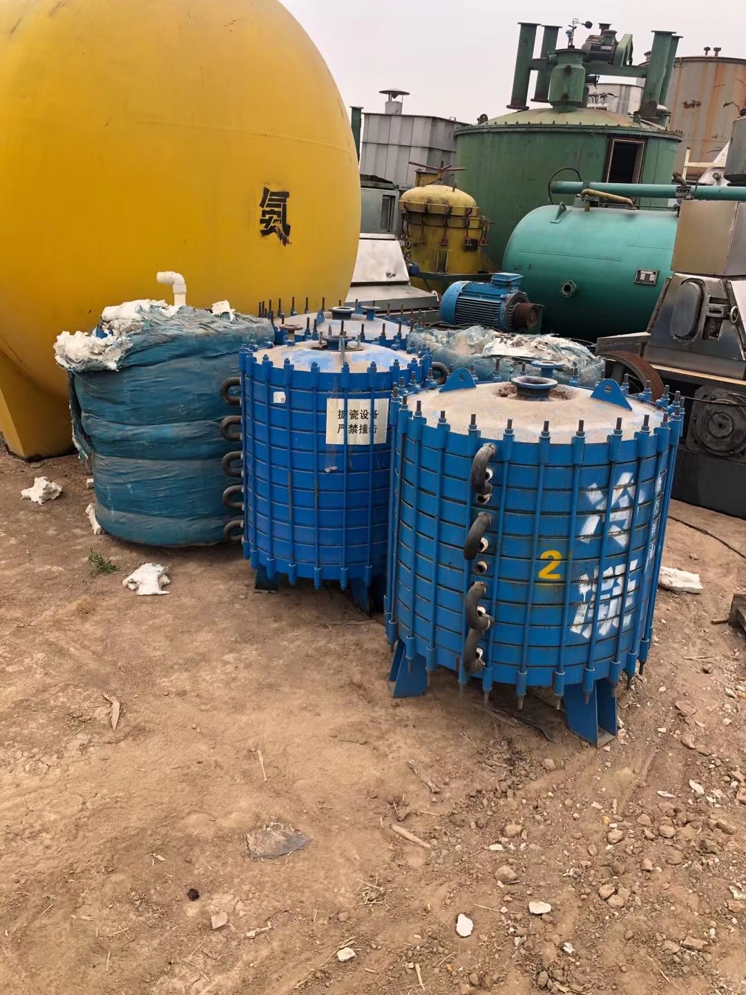 二手冷凝器 二手搪瓷碟片冷凝器 二手鈦材冷凝器