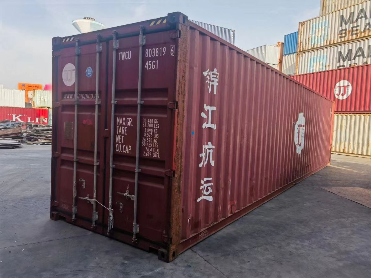 批量出售二手集裝箱，40HQ現(xiàn)貨出售
