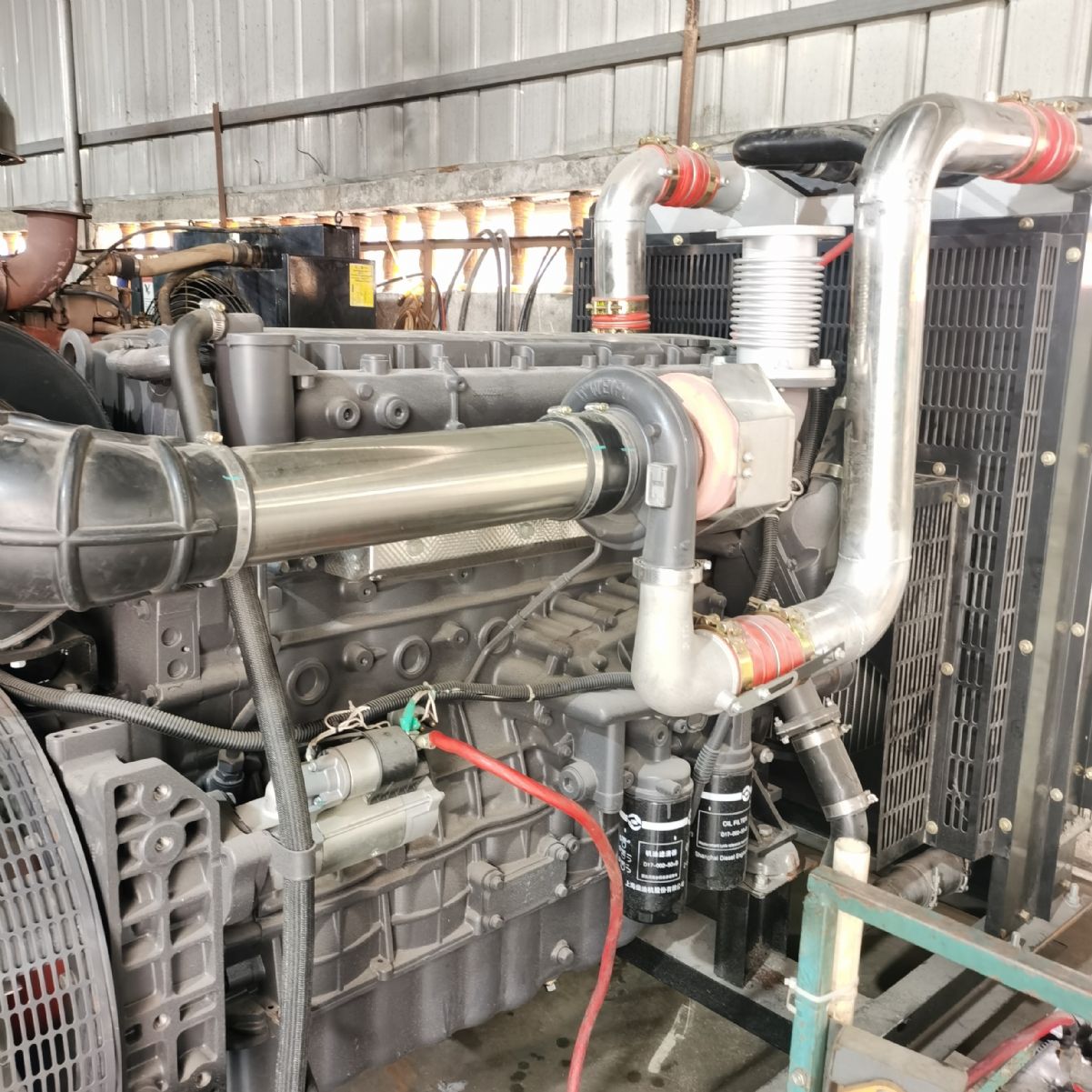 準(zhǔn)新300KW上柴股份二手發(fā)電機(jī)出售配套資料齊全
