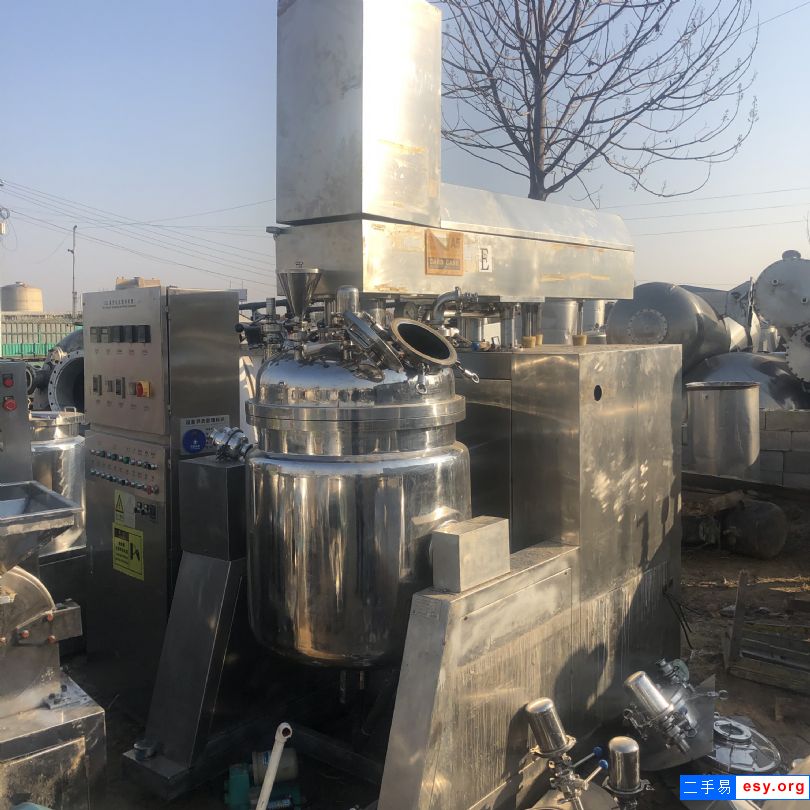 轉(zhuǎn)讓二手乳化機(jī) 250L全自動乳化機(jī) 316L材質(zhì)