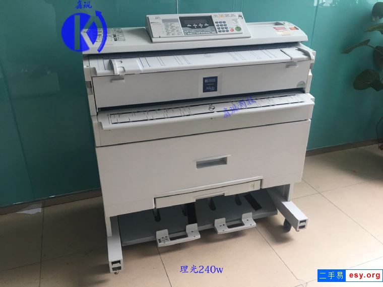 理光240W二手?jǐn)?shù)碼大圖復(fù)印機(jī)工程復(fù)印機(jī)激光打印機(jī)