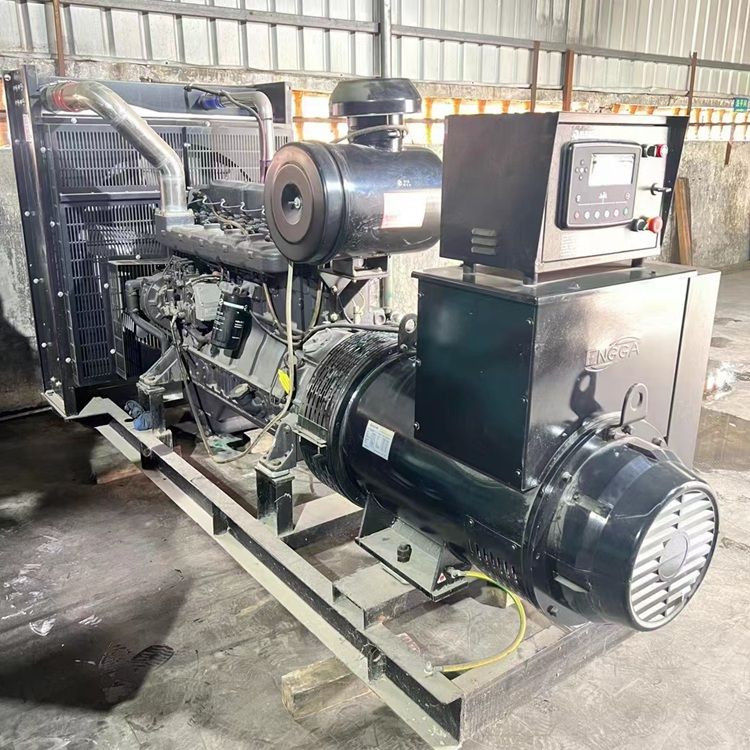 250千瓦上柴動力二手發(fā)電機組出售 準新狀態(tài)柴油發(fā)電機組