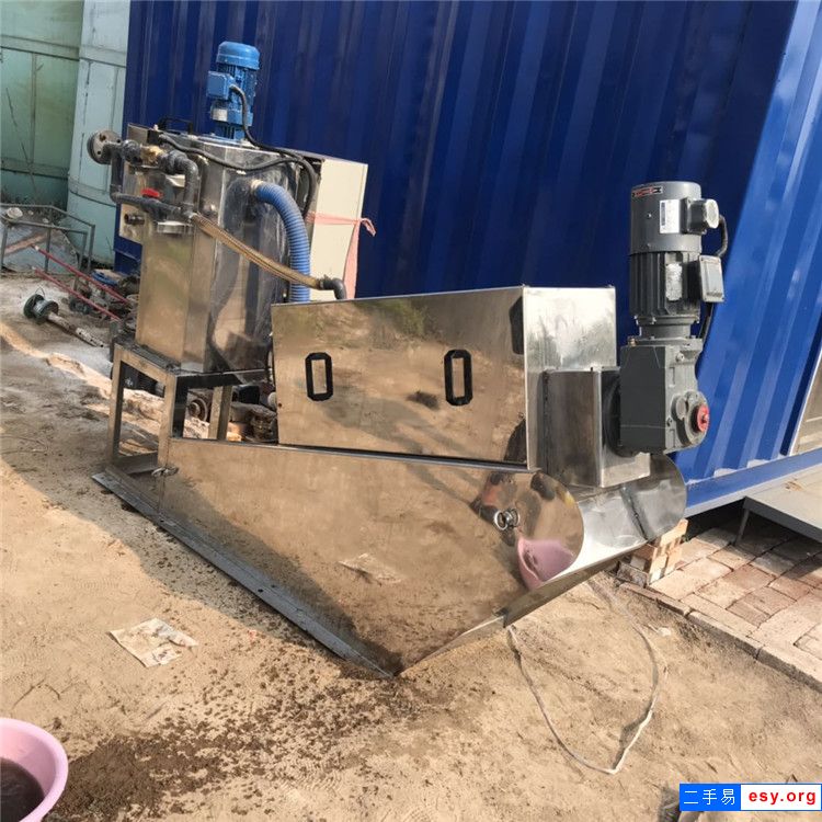 轉讓二手疊螺脫水機 3臺131型污泥脫水機