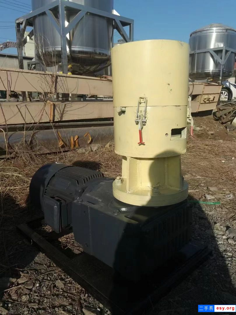 出售二手平模顆粒機 55千瓦木屑顆粒機