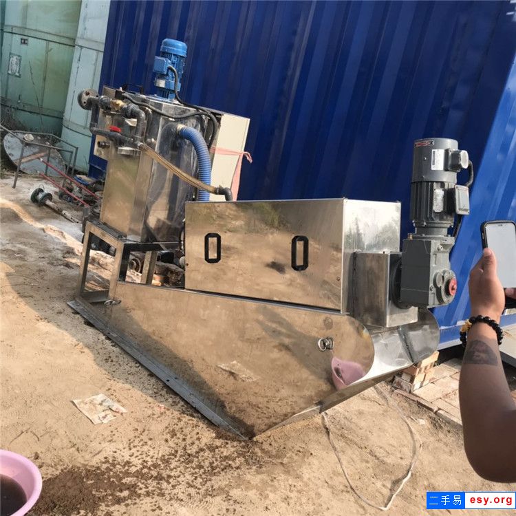 轉讓二手疊螺脫水機 3臺131型污泥脫水機
