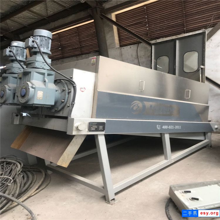 轉(zhuǎn)讓二手碟片式脫水機(jī) 303型疊螺污泥脫水機(jī)