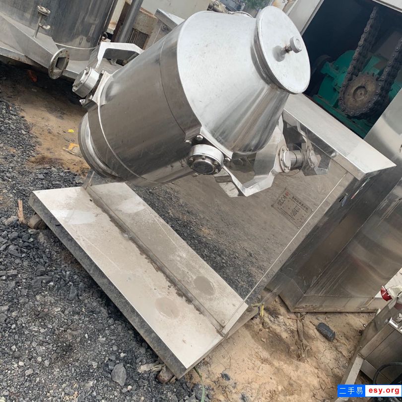 出售二手三維混合機(jī) 800升不銹鋼三維混合機(jī)