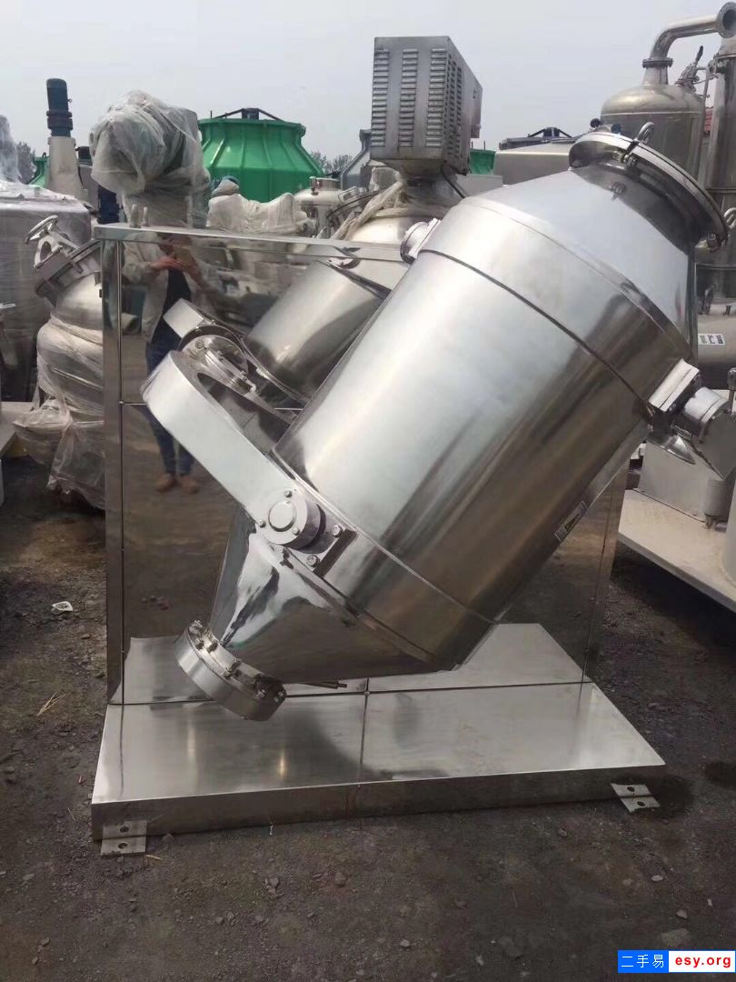 出售二手三維混合機(jī) 800升不銹鋼三維混合機(jī)