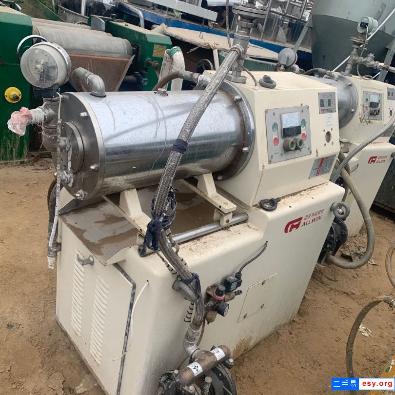 出售二手棒銷砂磨機 10-20升臥式砂磨機