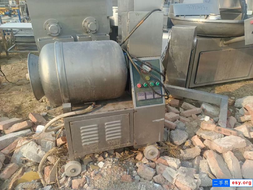轉(zhuǎn)讓二手真空滾揉機 一臺1000升自動上料滾揉機