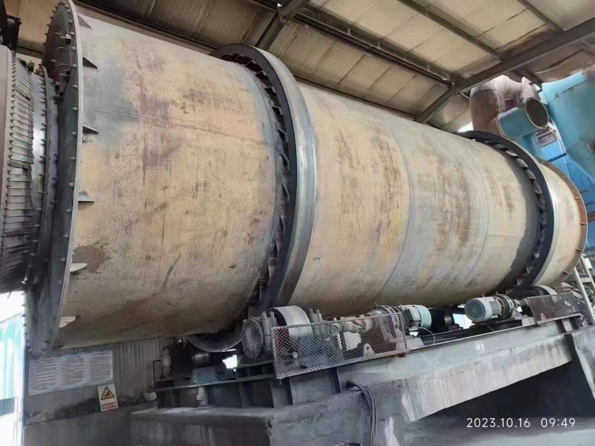 轉(zhuǎn)讓二手三筒烘干機 一套3.6米X10米三回層三筒烘干機