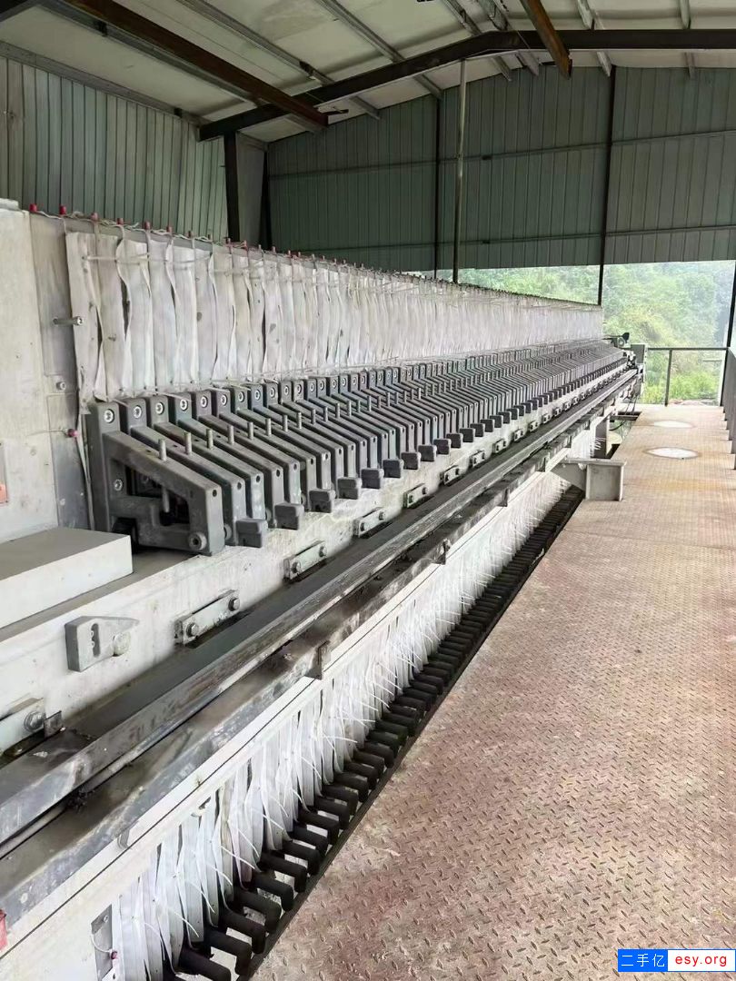 轉(zhuǎn)讓二手景津壓濾機 兩臺700平方自動隔膜壓濾機