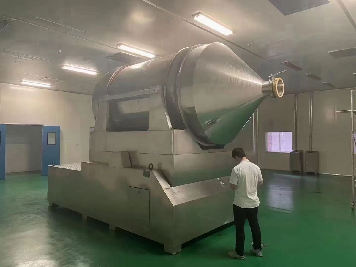 轉(zhuǎn)讓二手二維混合機 一臺容積10立方重型二維運動混合機